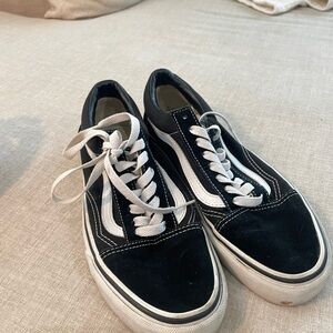 Vans Black and White Old Skool Sneakers